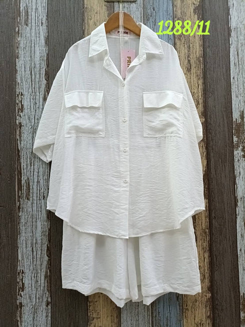 Casual Two Piece Shorts Sets